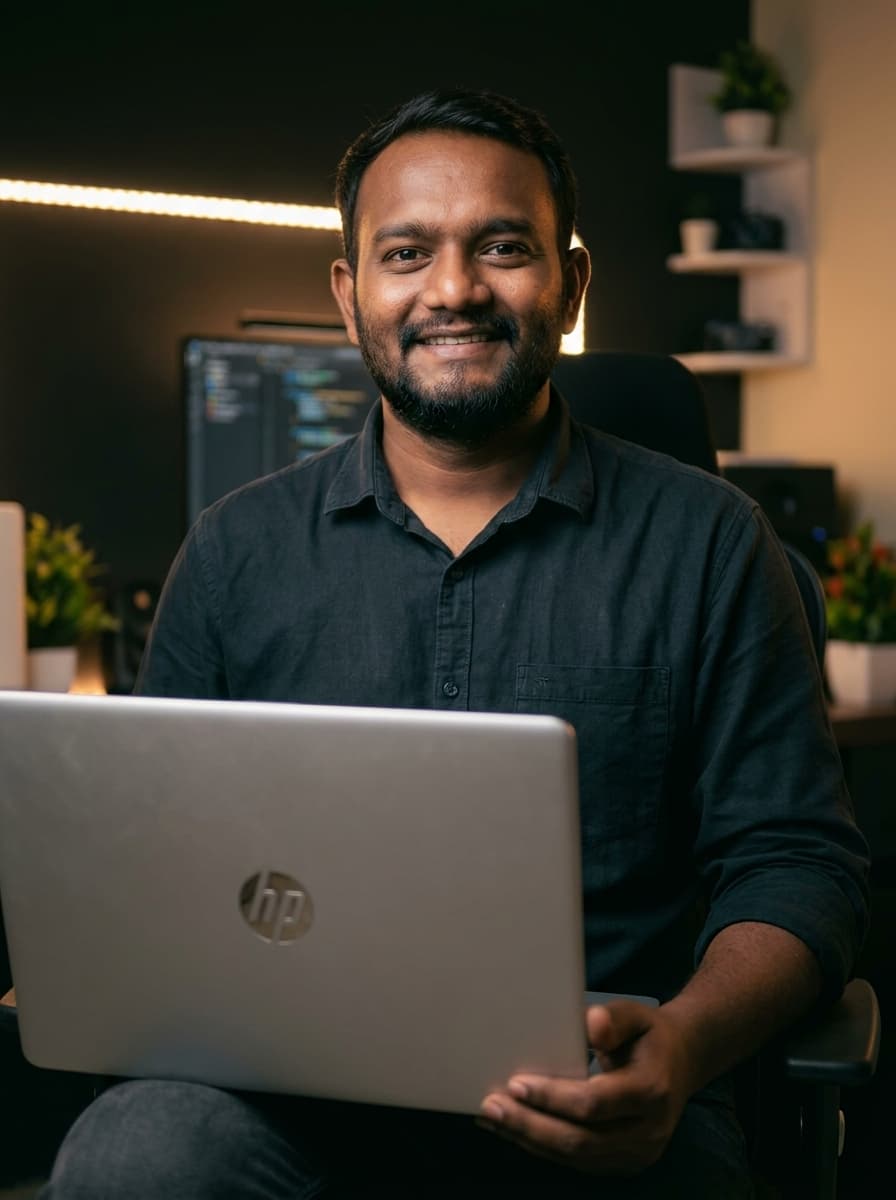 Vishwateja Gorumanthula at work